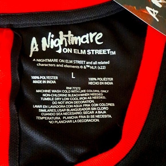 OFFICIAL, LICENSED, FREDDY KRUEGER NIGHTMARE ON ELM STREET JERSEY - Picture 3 of 5